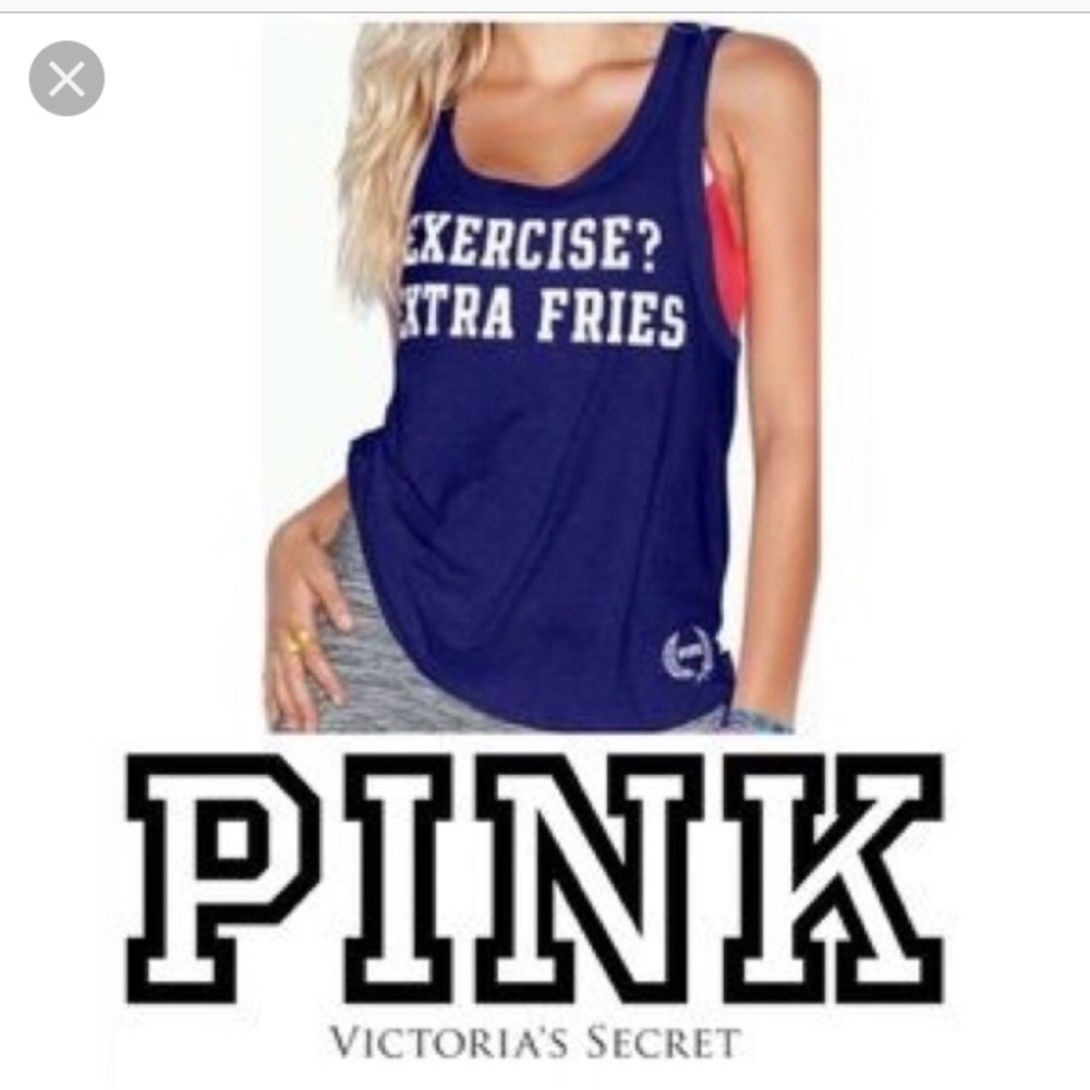 Victoria’s Secret PINK Graphic Workout Tank Top